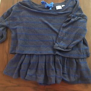 Ruffle layer sweater